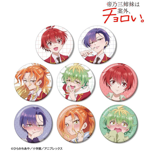 『帝乃三姉妹は案外、チョロい。』トレーディング缶バッジ(単位/BOX)