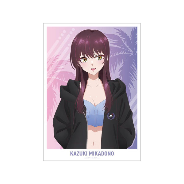 『帝乃三姉妹は案外、チョロい。』描き下ろし 帝乃 一輝 ビーチデートver. A3マット加工ポスター ver.B