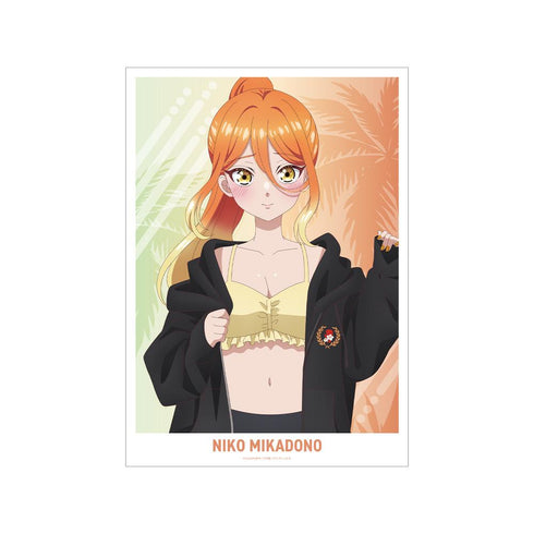 『帝乃三姉妹は案外、チョロい。』描き下ろし 帝乃 二琥 ビーチデートver. A3マット加工ポスター ver.B