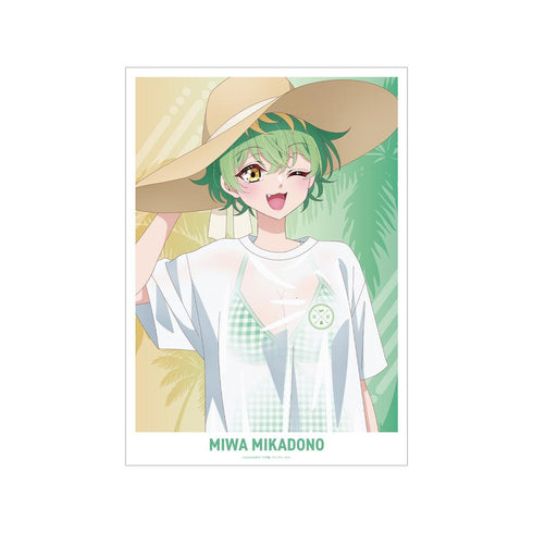 『帝乃三姉妹は案外、チョロい。』描き下ろし 帝乃 三和 ビーチデートver. A3マット加工ポスター ver.A