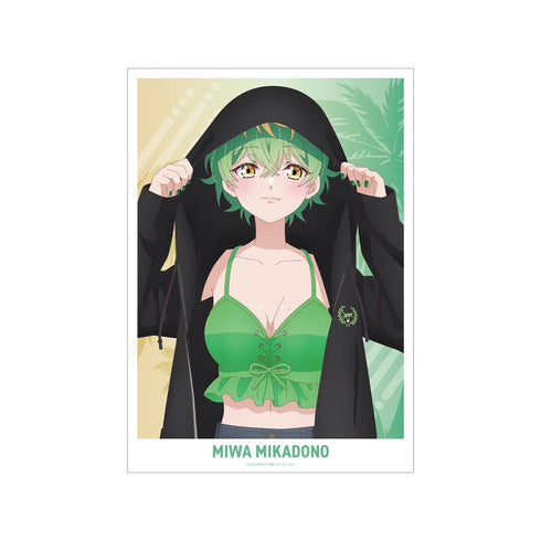 『帝乃三姉妹は案外、チョロい。』描き下ろし 帝乃 三和 ビーチデートver. A3マット加工ポスター ver.B