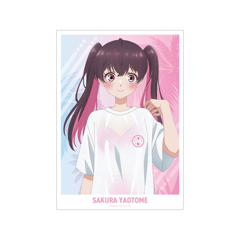 『帝乃三姉妹は案外、チョロい。』描き下ろし 矢乙女 桜 ビーチデートver. A3マット加工ポスター ver.A