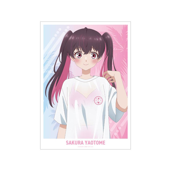 『帝乃三姉妹は案外、チョロい。』描き下ろし 矢乙女 桜 ビーチデートver. A3マット加工ポスター ver.A