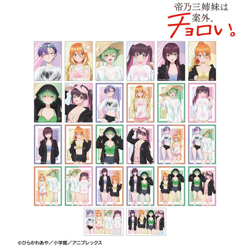 『帝乃三姉妹は案外、チョロい。』描き下ろし ビーチデートver. トレーディングブロマイド(単位/BOX)