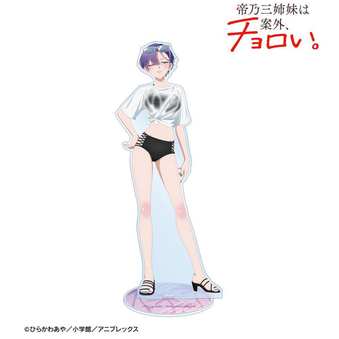 『帝乃三姉妹は案外、チョロい。』描き下ろし 帝乃 一輝 ビーチデートver. 特大アクリルスタンド ver.A