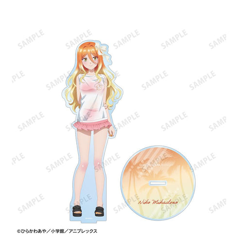 『帝乃三姉妹は案外、チョロい。』描き下ろし 帝乃 二琥 ビーチデートver. 特大アクリルスタンド ver.A