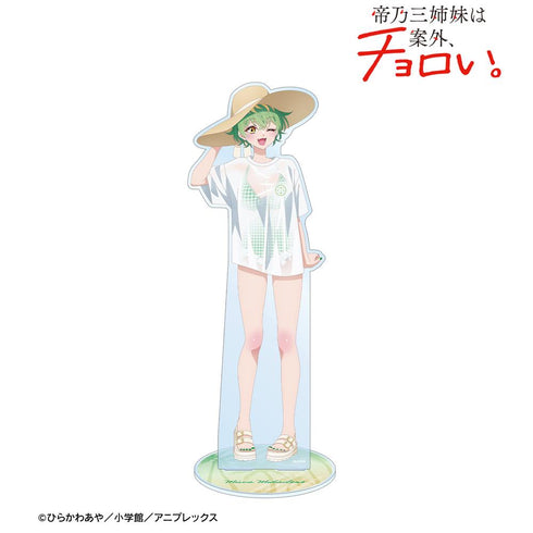 『帝乃三姉妹は案外、チョロい。』描き下ろし 帝乃 三和 ビーチデートver. 特大アクリルスタンド ver.A