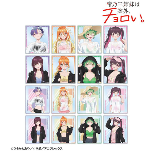 『帝乃三姉妹は案外、チョロい。』描き下ろし ビーチデートver. トレーディングアクリルカード(単位/BOX)