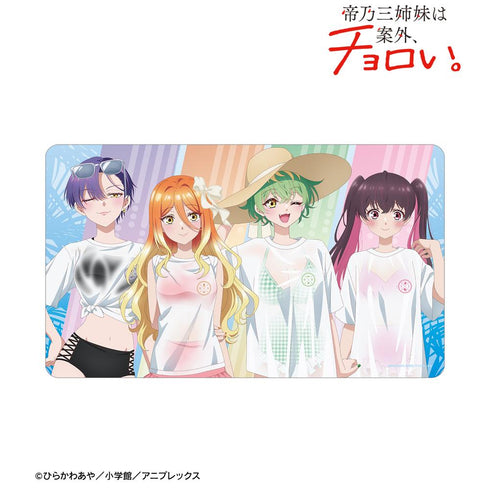 『帝乃三姉妹は案外、チョロい。』描き下ろし 集合 ビーチデートver. マルチデスクマット ver.A