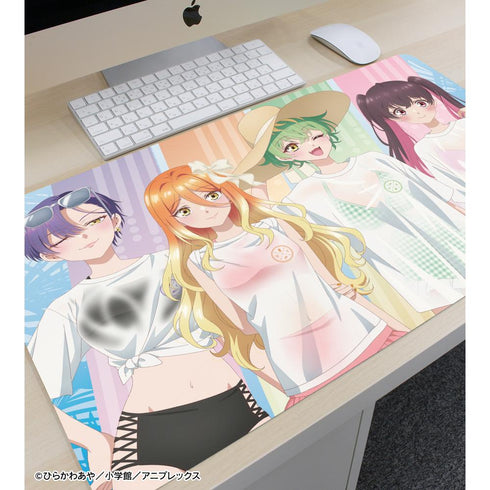 『帝乃三姉妹は案外、チョロい。』描き下ろし 集合 ビーチデートver. マルチデスクマット ver.A