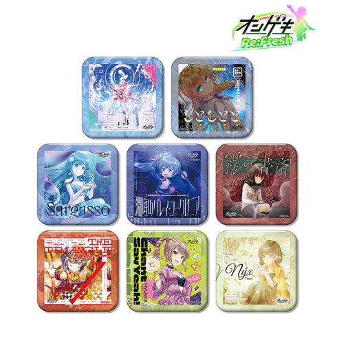 『オンゲキ Re:Fresh』トレーディング角丸スクエア缶バッジ ver.A(単位/BOX)