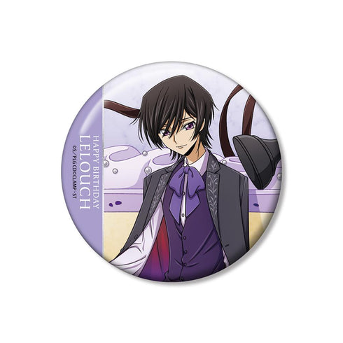 『コードギアス 反逆のルルーシュ』描き下ろし ルルーシュ バースデー2025ver. 100mm缶バッジ