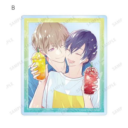 『スノーホワイトの毒に染む』緋汰しっぷ先生 描き下ろし 咲原拓海&深森雪弥 パジャマver. アクリルカード2枚セット