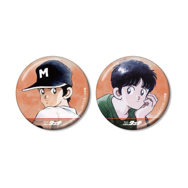 『あだち充作品』上杉達也 メタリック缶バッジ2個セット
