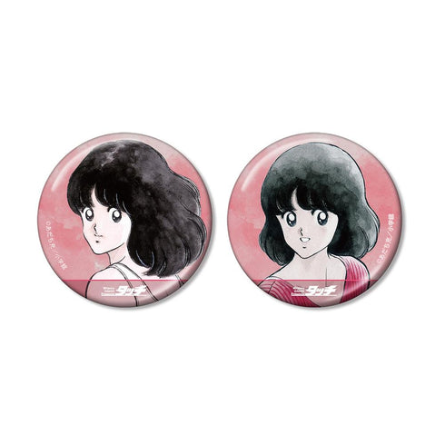 『あだち充作品』浅倉南 メタリック缶バッジ2個セット