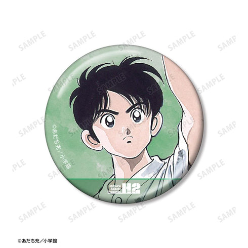 『あだち充作品』国見比呂 メタリック缶バッジ2個セット