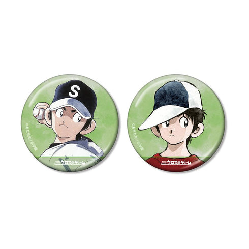 『あだち充作品』樹多村光 メタリック缶バッジ2個セット
