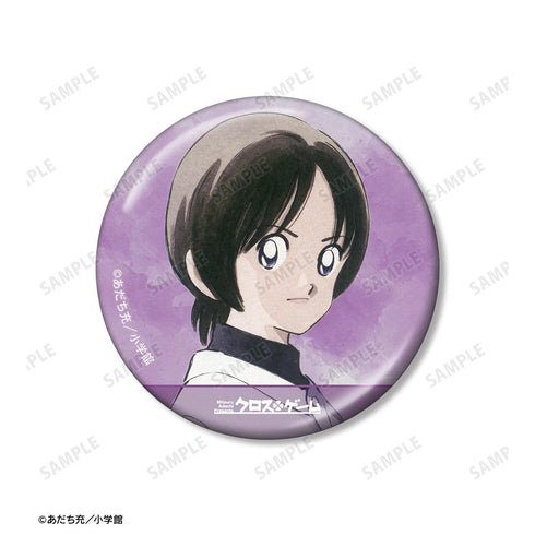 『あだち充作品』月島青葉 メタリック缶バッジ2個セット