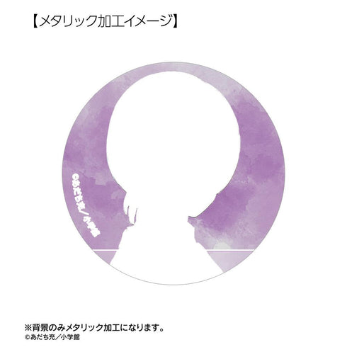 『あだち充作品』月島青葉 メタリック缶バッジ2個セット