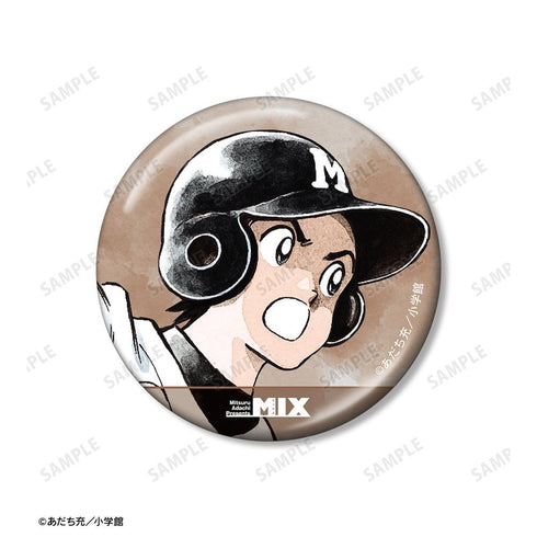 『あだち充作品』立花投馬 メタリック缶バッジ2個セット