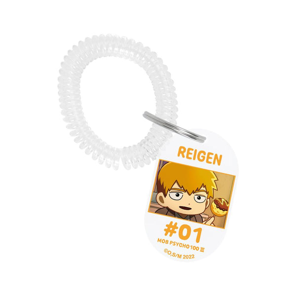 『モブサイコ100 III』霊幻新隆 ゆるコマ ロッカーキー風アクリルキーホルダー ver.A
