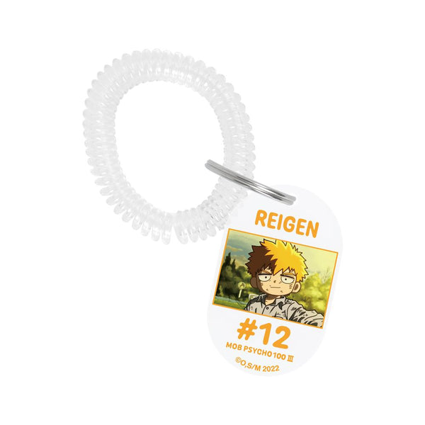 『モブサイコ100 III』霊幻新隆 ゆるコマ ロッカーキー風アクリルキーホルダー ver.C