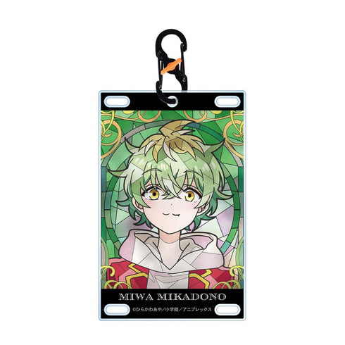 『帝乃三姉妹は案外、チョロい。』帝乃 三和 Aure Glass カラビナ付きカード型アクリルキーホルダー