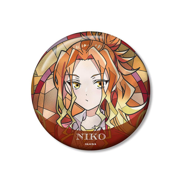 『帝乃三姉妹は案外、チョロい。』帝乃 二琥 Aure Glass 100mm缶バッジ