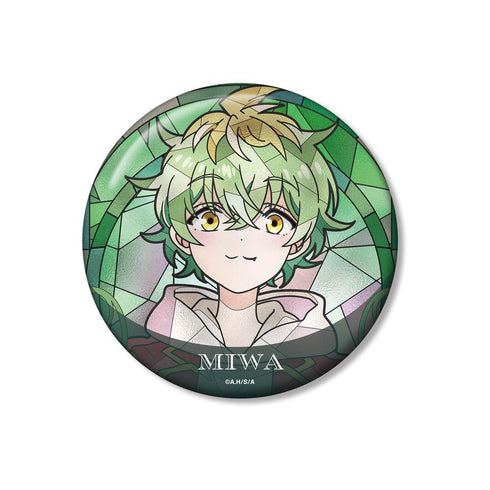 『帝乃三姉妹は案外、チョロい。』帝乃 三和 Aure Glass 100mm缶バッジ