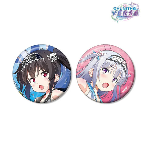 『CHUNITHM VERSE』鬼蝮 ユリア&鬼蝮 アイリ 缶バッジ2個セット