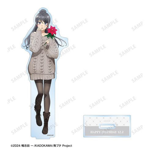 『青春ブタ野郎はサンタクロースの夢を見ない』描き下ろし 桜島麻衣(冬) BIGアクリルスタンド <桜島麻衣 バースデー2025ver.>