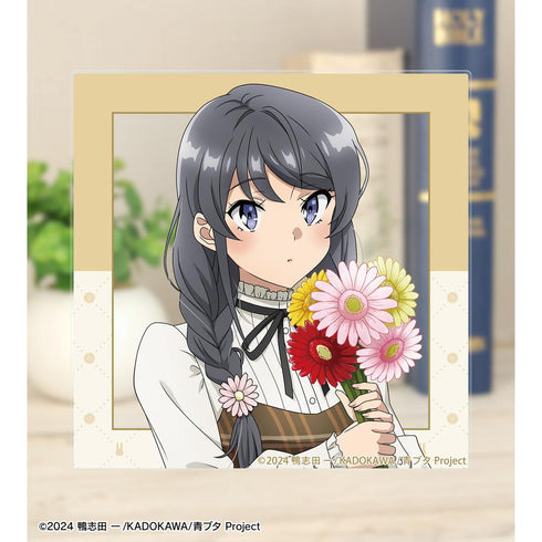 『青春ブタ野郎はサンタクロースの夢を見ない』描き下ろし 桜島麻衣(秋) アクリルカード <桜島麻衣 バースデー2025ver.>