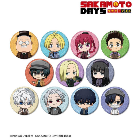 『SAKAMOTO DAYS』トレーディング ちびキャラ 英国風ver. グリッター缶バッジ(単位/BOX)【202608再販】