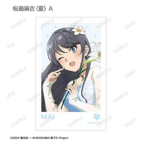 『青春ブタ野郎はサンタクロースの夢を見ない』描き下ろし トレーディングインスタントカメラ風イラストカード <桜島麻衣 バースデー2025ver.>(単位/BOX)