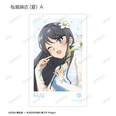 『青春ブタ野郎はサンタクロースの夢を見ない』描き下ろし トレーディングインスタントカメラ風イラストカード <桜島麻衣 バースデー2025ver.>(単位/BOX)【202610再販】