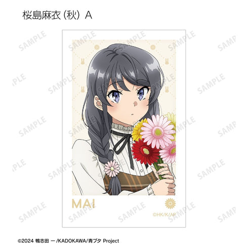 『青春ブタ野郎はサンタクロースの夢を見ない』描き下ろし トレーディングインスタントカメラ風イラストカード <桜島麻衣 バースデー2025ver.>(単位/BOX)【202610再販】