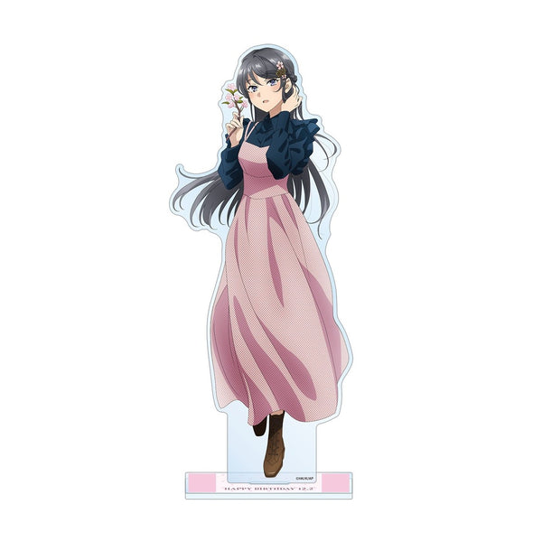 『青春ブタ野郎はサンタクロースの夢を見ない』描き下ろし 桜島麻衣(春) 特大アクリルスタンド <桜島麻衣 バースデー2025ver.>【202610再販】