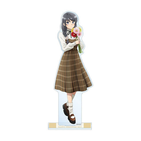 『青春ブタ野郎はサンタクロースの夢を見ない』描き下ろし 桜島麻衣(秋) 特大アクリルスタンド <桜島麻衣 バースデー2025ver.>【202610再販】