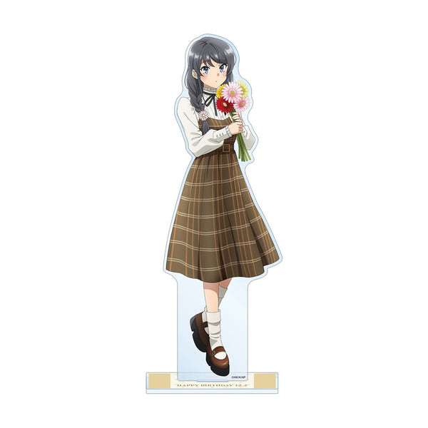 『青春ブタ野郎はサンタクロースの夢を見ない』描き下ろし 桜島麻衣(秋) 特大アクリルスタンド <桜島麻衣 バースデー2025ver.>【202610再販】