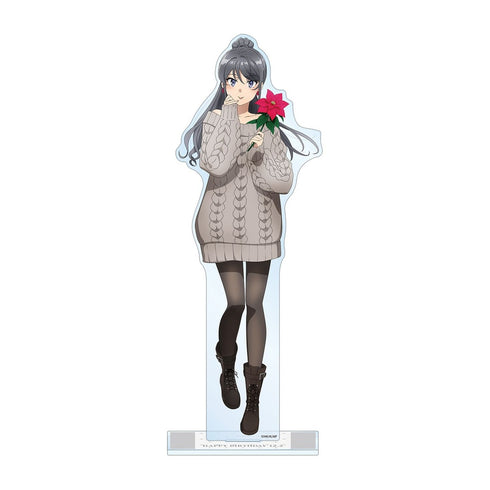 『青春ブタ野郎はサンタクロースの夢を見ない』描き下ろし 桜島麻衣(冬) 特大アクリルスタンド <桜島麻衣 バースデー2025ver.>【202610再販】
