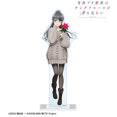 『青春ブタ野郎はサンタクロースの夢を見ない』描き下ろし 桜島麻衣(冬) 特大アクリルスタンド <桜島麻衣 バースデー2025ver.>