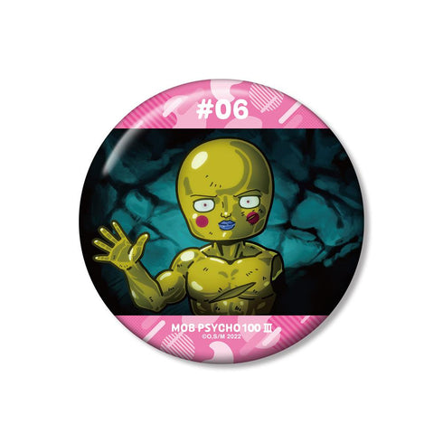 『モブサイコ100 III』エクボ ゆるコマ 100mm缶バッジ