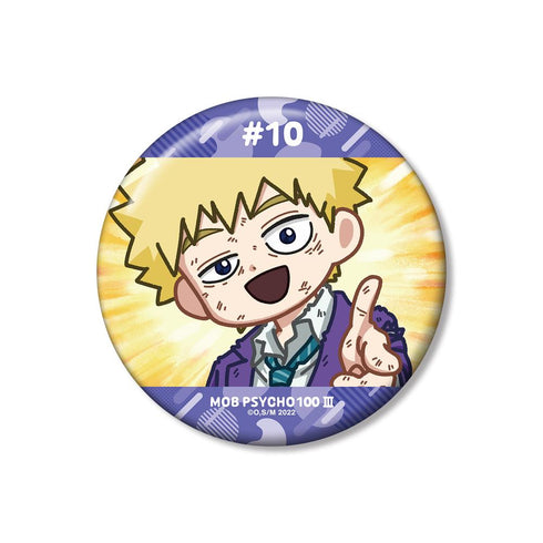 『モブサイコ100 III』花沢輝気 ゆるコマ 100mm缶バッジ