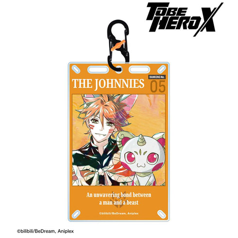 『TO BE HERO X』リトルジョニー&ビッグジョニー Ani-Art カラビナ付きカード型アクリルキーホルダー