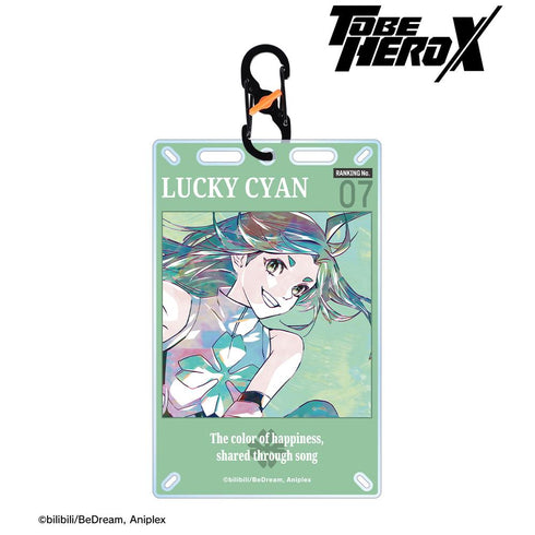 『TO BE HERO X』ラッキーシアン Ani-Art カラビナ付きカード型アクリルキーホルダー