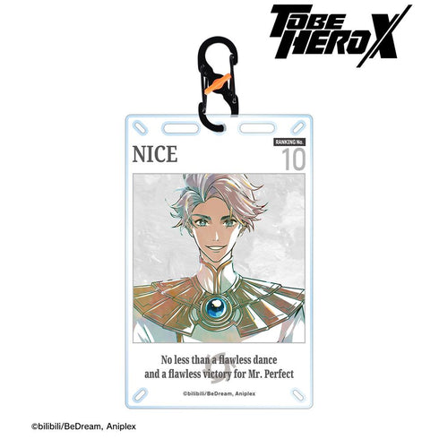 『TO BE HERO X』ナイス Ani-Art カラビナ付きカード型アクリルキーホルダー