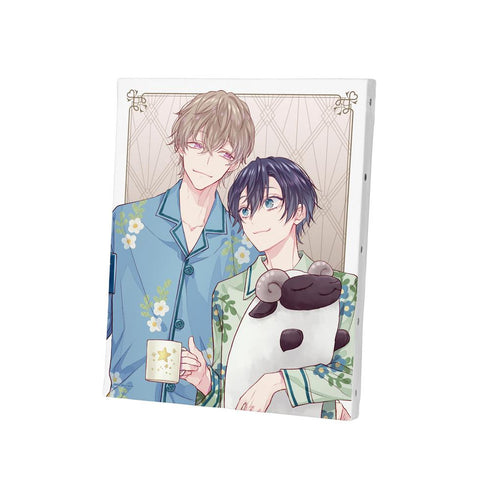 『スノーホワイトの毒に染む』緋汰しっぷ先生 描き下ろし 咲原拓海&深森雪弥 パジャマver. F3号キャンバスボード