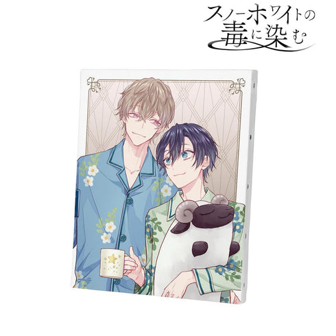 『スノーホワイトの毒に染む』緋汰しっぷ先生 描き下ろし 咲原拓海&深森雪弥 パジャマver. F3号キャンバスボード