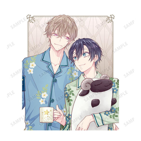 『スノーホワイトの毒に染む』緋汰しっぷ先生 描き下ろし 咲原拓海&深森雪弥 パジャマver. F3号キャンバスボード