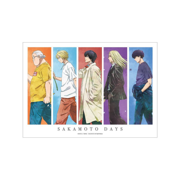 『SAKAMOTO DAYS』描き下ろし 集合 季節の歩みver. A3マット加工ポスター【202606再販】